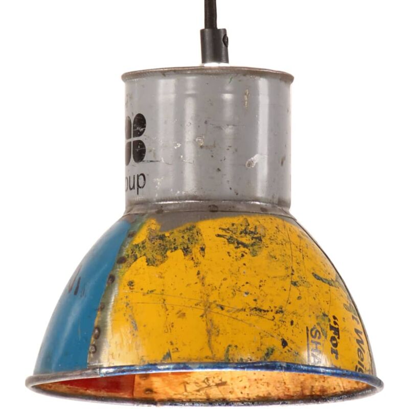 Furniture Limited - Lampe suspendue industrielle 25 W Multicolore