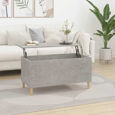 Furniture Limited - Mesa de centro madera contrachapada gris