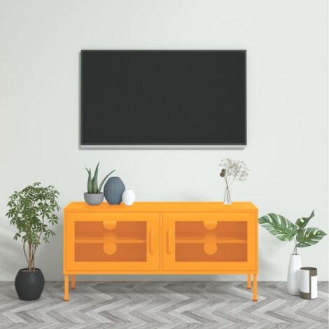 Furniture Limited - Mobile TV Giallo Senape 105x35x50 cm in