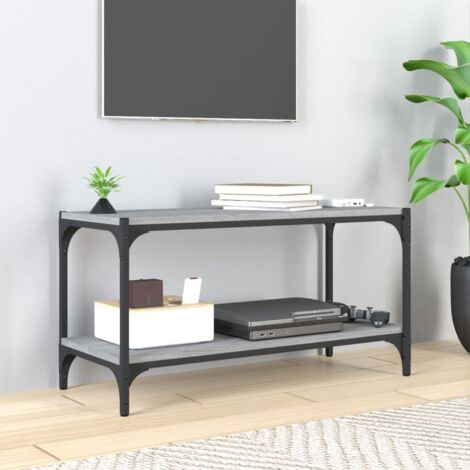 Furniture Limited - Mobile TV Grigio Sonoma 80x33x41 cm Legno