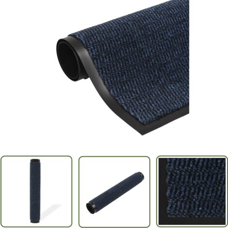 Furniture Limited - Paillasson rectangulaire 120 x 180 cm Bleu