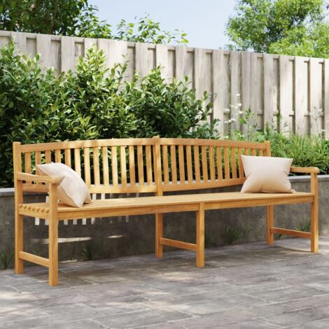 Furniture Limited - Panca da Giardino 228x59,5x90 cm in Legno