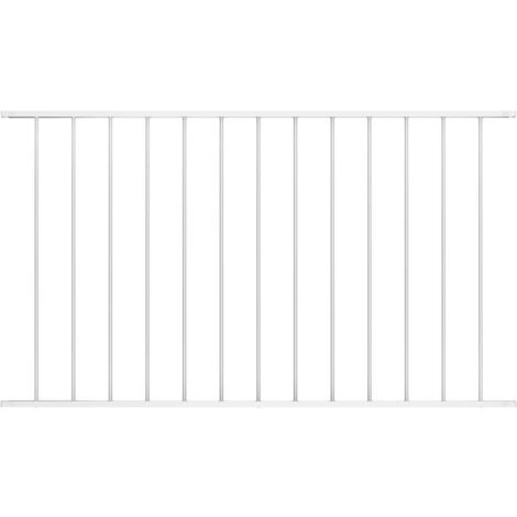 Recinzione Da Giardino Outsunny 4 Pannelli - Acciaio, 348x110 Cm, Nero, Con Picchetti - Foto 12