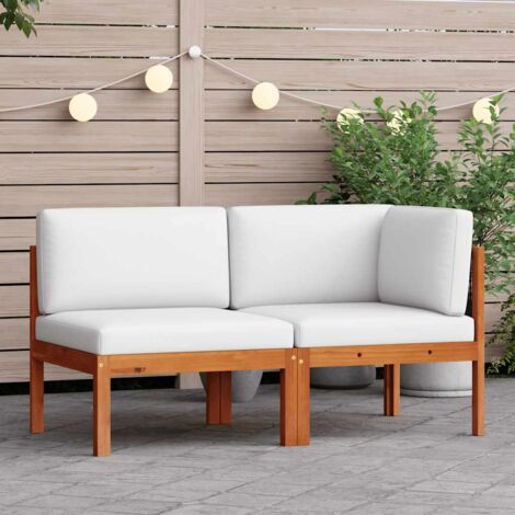 Furniture Limited - Salon de jardin 2 pièces avec coussins en