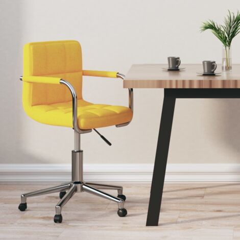 Furniture Limited - Sedia da Ufficio Girevole Giallo Senape in