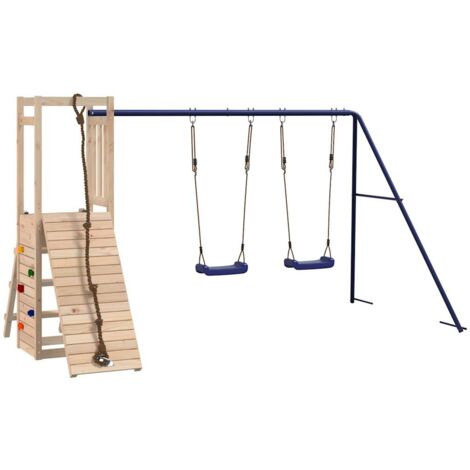 Furniture Limited - Set da Gioco da Esterno in Legno Massello di