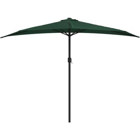 Furniture Limited - Sombrilla de balcón semicircular palo