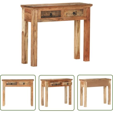 Furniture Limited - Table console 90,5x30x75 cm Bois d'acacia et