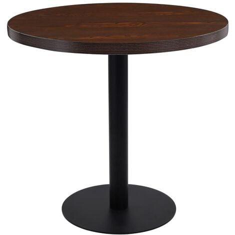 PROLENTA PREMIUM Maison du'Monde - Table de bistro Marron foncé 80 cm MDF