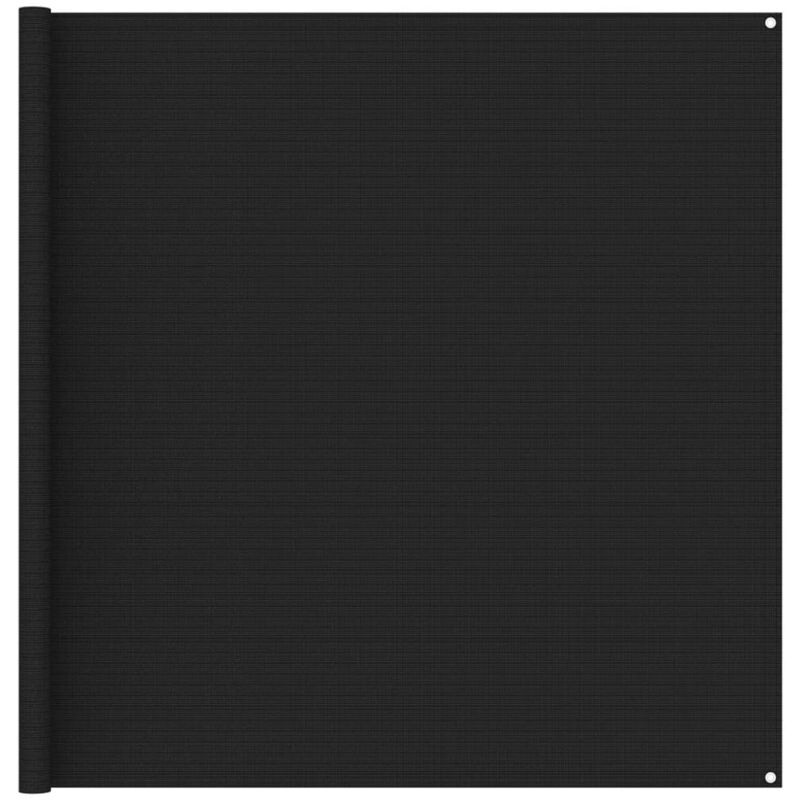 Furniture Limited - Tapis de tente 200x200 cm Noir