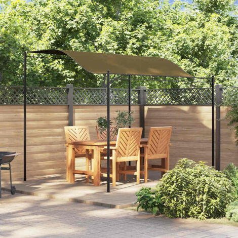 Furniture Limited - Tendalino Parasole 3x2,4 m Grigio Talpa 180