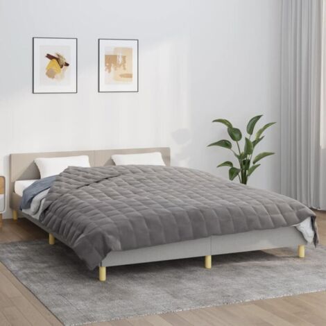 Furniture Limited - Weighted Blanket Grey 220x240 cm 11 kg Fabric