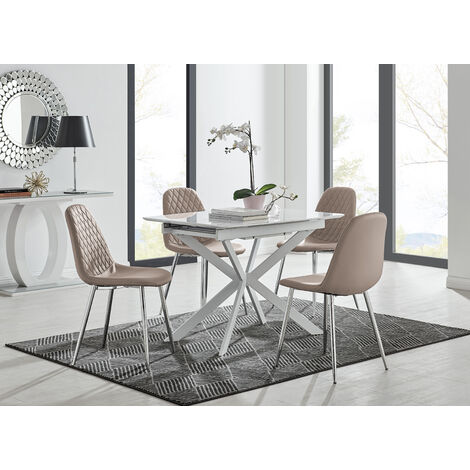 GrandCA HOME Set of 2 Nordic Round Side Tables for Living Room