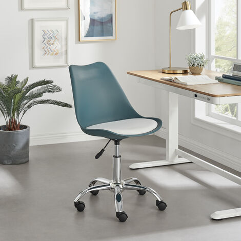 White leather office chair – BDSons