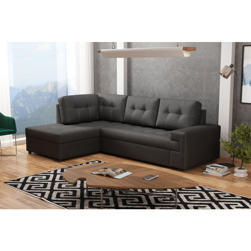 FURNIX Ecksofa CAMILIO Sofa mit Bettkasten und Schlaffunktion Couch MO95-MA1100