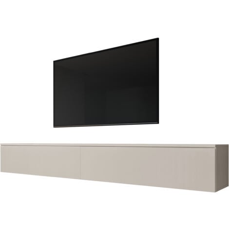 Furnix Lowboard BARCELLO 200 cm (2x100cm) TV-Kommode ohne LED Beige