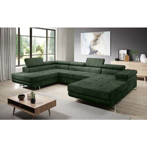 FURNIX Zante Couch Sofa Schlafsofa U-Form U-Sofa Schlaffunktion KR 14