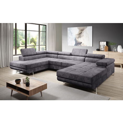 FURNIX Zante Couch Sofa Schlafsofa U-Form U-Sofa Schlaffunktion KR 22