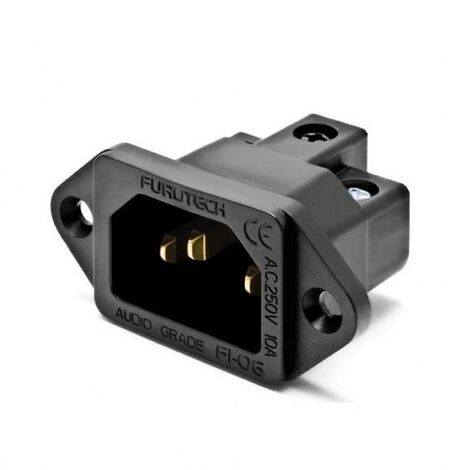 FURUTECH – prise d&39entrée ca IEC, cuivre pur plaqué or, alimentation HIFI, bote d&39emballage originale, 3 pièces,FI-06(G) IEC