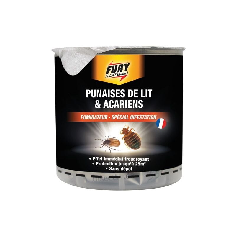 Fury - Fumigateur special punaises de lit et acariens 25m2