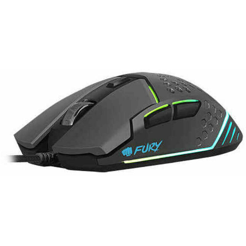 

Ratón Gaming Battler RGB 6400 DPI Negro - Fury