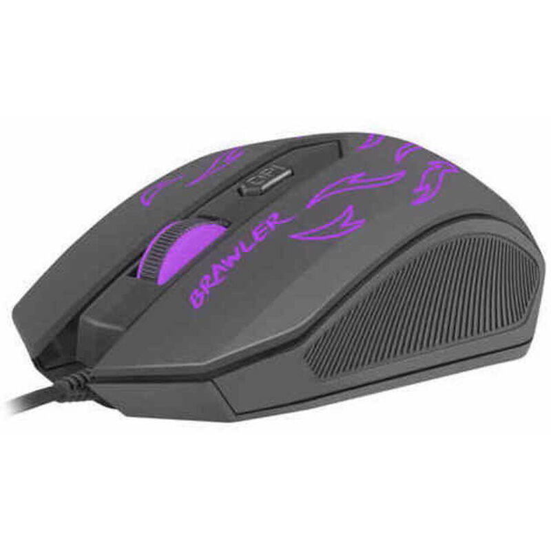 

Ratón Gaming Brawler 1600 DPI Negro - Fury