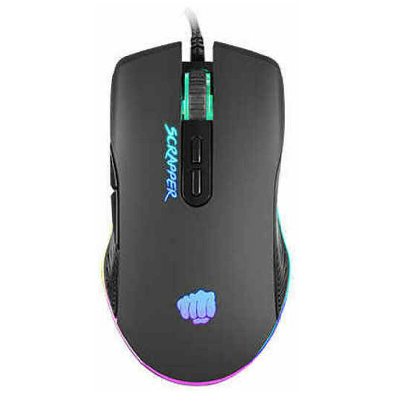 

Ratón Gaming Scrapper RGB 6400 DPI Negro - Fury