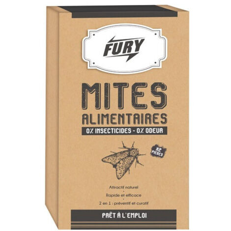 Fury Trampa para polillas alimentarias sin olor 2 trampas