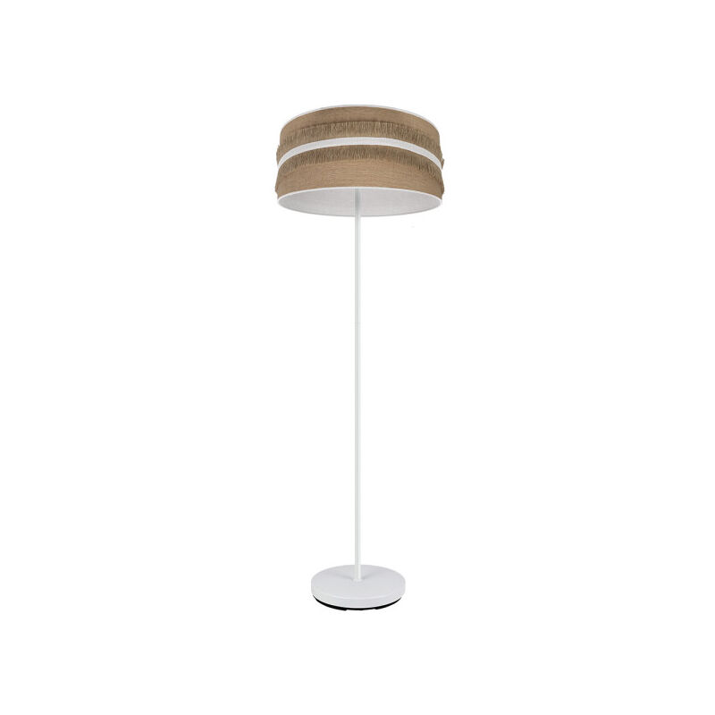 Fabrilamp - Boden Wohnzimmer Natalia 1xe27 Weiß/sac-weiß 164x40x40 Cm