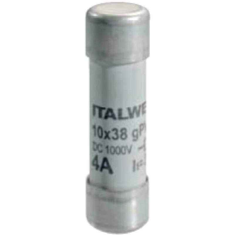 Fusibile Cilindrico Italweber 10,3 X 38 Mm Ch10 Curva Gg 4A 500V 1421004 ITALWEBER US Fusibile Cilindrico Italweber 10,3 X 38 Mm Ch10 Curva Gg 4A 500V 1421004 ITALWEBER US