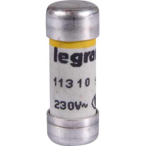 Fusibile 8x23 10A Senza Spia - Legrand