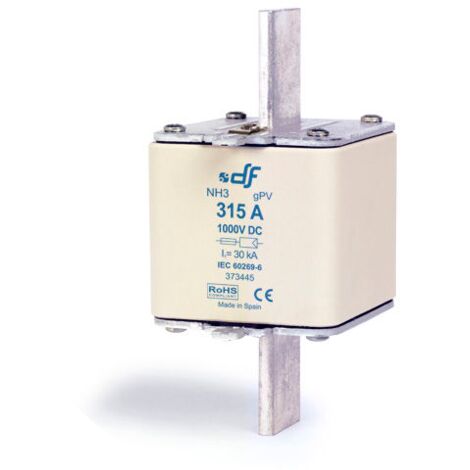 Fusibile a lama per fotovoltaico, NH3 gPV, 1000V 355A - Wimex 5523916