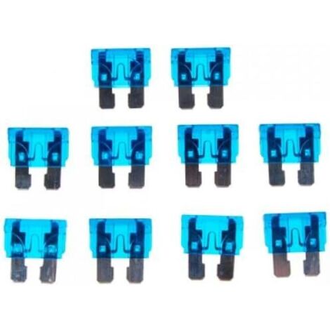 Fusibile a lama standard da 15 A e 32 V per auto, moto, di medie dimensioni, blu.