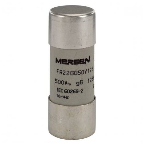 Fusibile BT gG 22×58 500VAC125A ELTFR22GG50V125 per protezione linee