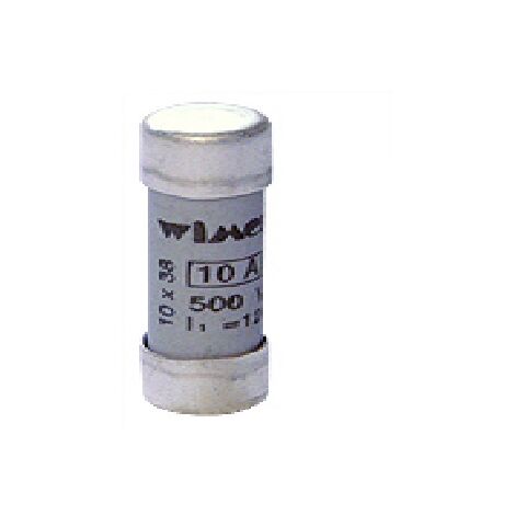 Fusibile cilindrico 10,3x38 mm 0,5A vetro per schede elettroniche