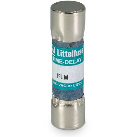 Fusibile cilindrico industriale, 10,3x38mm, 250V 5A, intervento ritardato, a norme UL-CSA - Littelfuse FLM005