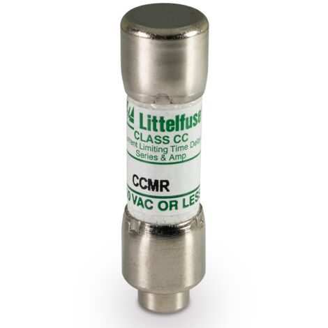 Fusibile cilindrico industriale, 10,3x38mm, classe CC, 600V 5A, per protezione motori, a norme UL-CSA - Littelfuse CCMR005