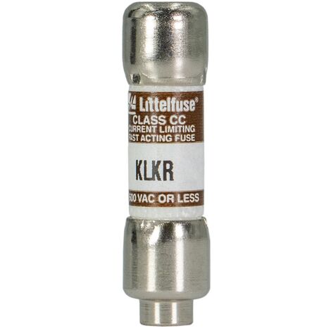 Fusibile cilindrico industriale, 10,3x38mm, classe CC, 600V 6A, rapido, a norme UL-CSA - Littelfuse KLKR006