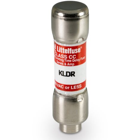 Fusibile cilindrico industriale, 10,3x38mm, classe CC, 600V 8A, intervento ritardato, a norme UL-CSA - Littelfuse KLDR008