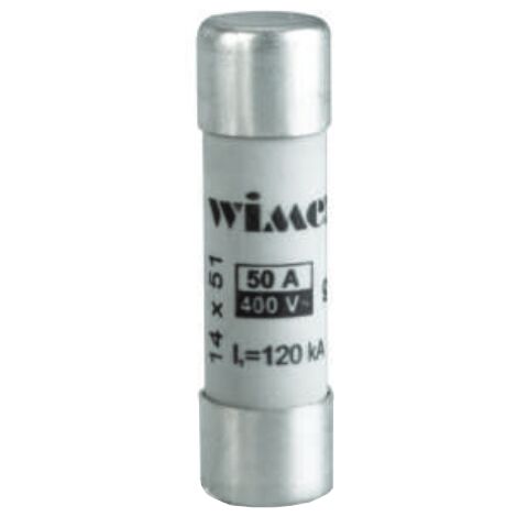Fusibile cilindrico industriale CF, intervento ritardato, 14x51mm, 690V 6A, impiego gG - Wimex 5400206