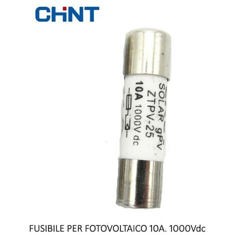 CHINT Fusibile cilindrico per D.C. 16A tipo gPV