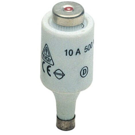 Fusibile D, DII E27, intervento rapido, 22x50mm, 500V 10A, impiego F - Wimex 5300210