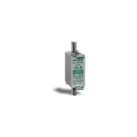 Fusibile NH000 AM 63A WIM5505063 ritardato per carichi motore