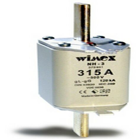 Fusibile NH3 315A WIM5503315 protezione media tensione per impiantistica