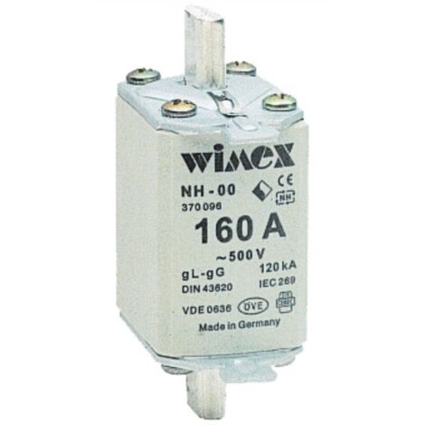 Fusibile NH3 GG 400A WIM5503400 a lama per sistemi trifase industriali