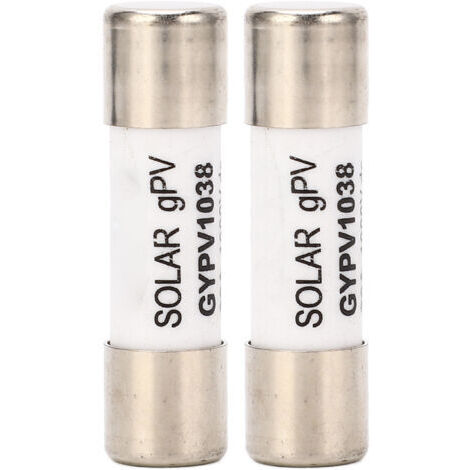 fusibili per pannelli solari fotovoltaici con nucleo in quarzo porcellanato, protezione da cortocircuito, 1000 V CC 30 A