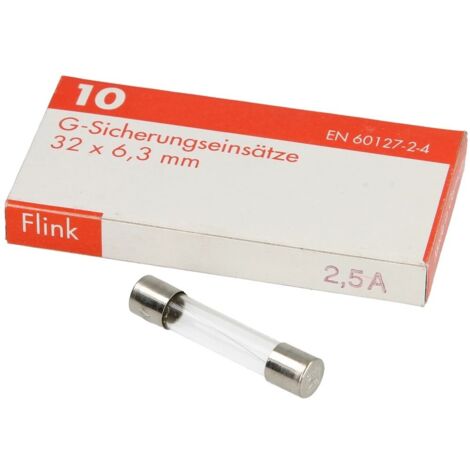 Fusible à action instantanée 2,5A 150V