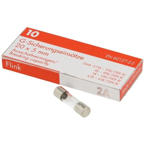 Fusible à action instantanée 2A 250V