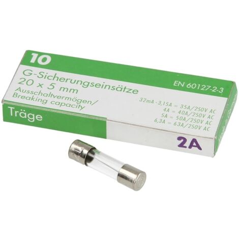 Fusible à action retardée 2A 250V