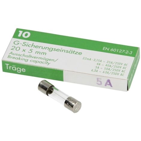 Fusible à action retardée 5A 250V